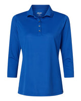 Paragon 120 Women's Lady Palm Three-Quarter Sleeve Polo #color_Royal