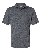 Paragon 130P Dakota Striated Heather Polo #color_Black Heather