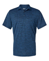 Paragon 130P Dakota Striated Heather Polo #color_Deep Blue Heather