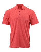 Paragon 130P Dakota Striated Heather Polo #color_Melon Heather