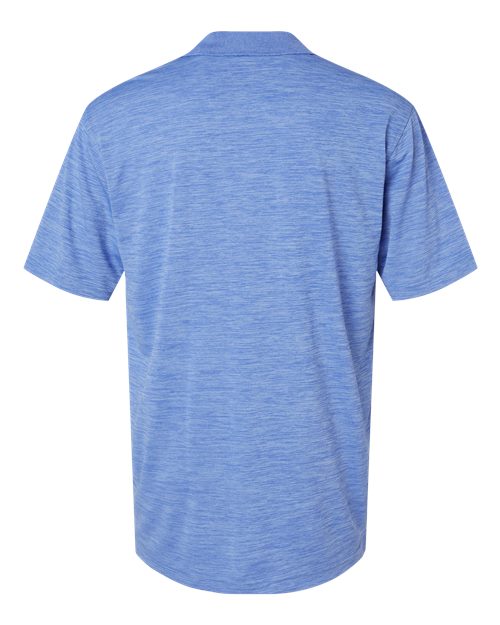 Paragon 130P Dakota Striated Heather Polo #color_Peri Blue Heather