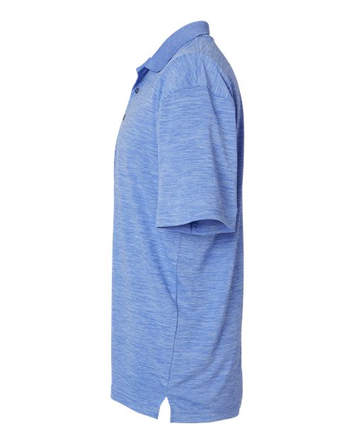 Paragon 130P Dakota Striated Heather Polo #color_Peri Blue Heather