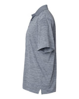 Paragon 130P Dakota Striated Heather Polo #color_Steel Grey Heather