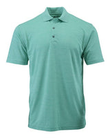 Paragon 130P Dakota Striated Heather Polo #color_Surf Green Heather