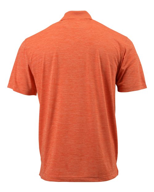 Paragon 130P Dakota Striated Heather Polo #color_Tangerine Heather