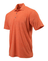 Paragon 130P Dakota Striated Heather Polo #color_Tangerine Heather