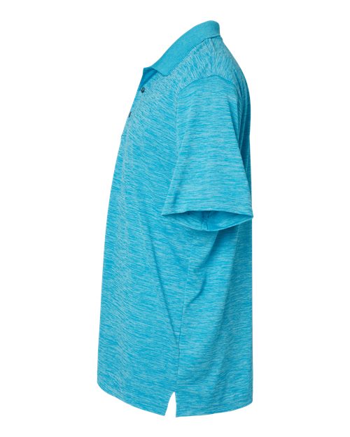 Paragon 130P Dakota Striated Heather Polo #color_Turquoise Heather