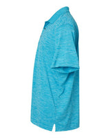Paragon 130P Dakota Striated Heather Polo #color_Turquoise Heather