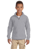 Jerzees 995Y Youth NuBlend Quarter-Zip Cadet Collar Sweatshirt