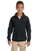 Jerzees 995Y Youth NuBlend Quarter-Zip Cadet Collar Sweatshirt