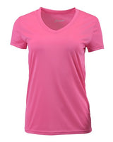 Paragon 203 Women's Vera V-Neck T-Shirt #color_Neon Pink