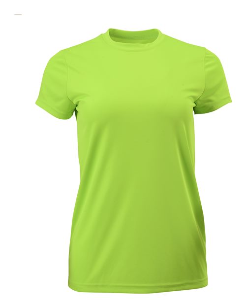 Paragon 204 Women's Islander Performance T-Shirt #color_Neon Lime