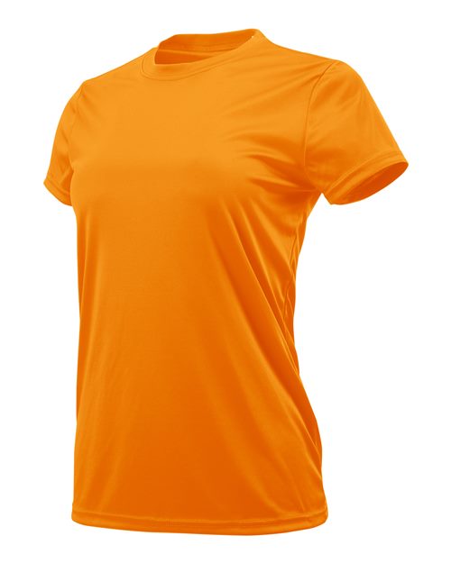 Paragon 204 Women's Islander Performance T-Shirt #color_Neon Orange