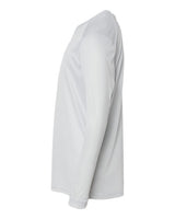 Paragon 218Y Youth Long Islander Performance Long Sleeve T-Shirt #color_Aluminum
