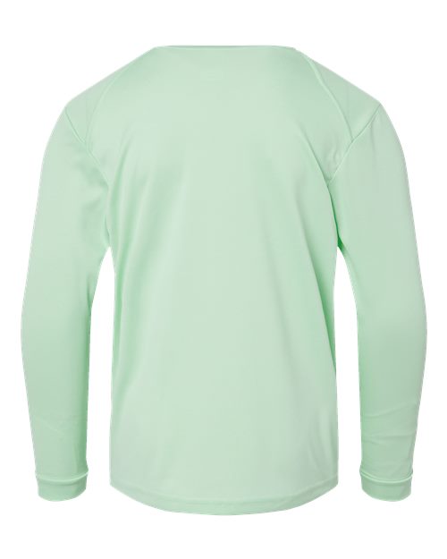 Paragon 218Y Youth Long Islander Performance Long Sleeve T-Shirt #color_Mint Green