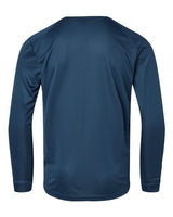 Paragon 218Y Youth Long Islander Performance Long Sleeve T-Shirt #color_Navy