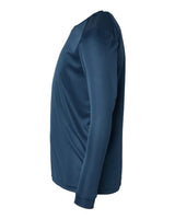 Paragon 218Y Youth Long Islander Performance Long Sleeve T-Shirt #color_Navy