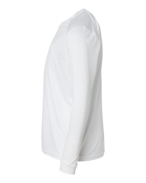 Paragon 218Y Youth Long Islander Performance Long Sleeve T-Shirt #color_White