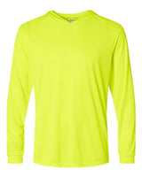 Paragon 220P Bahama Performance Hooded Long Sleeve T-Shirt #color_Safety Green