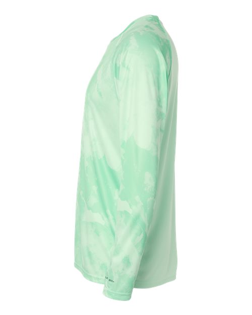 Paragon 228 Cabo Camo Performance Long Sleeve T-Shirt #color_Mint Green