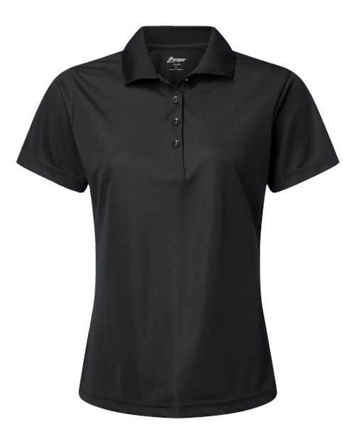 Paragon 504 Women's Sebring Performance Polo #color_Black