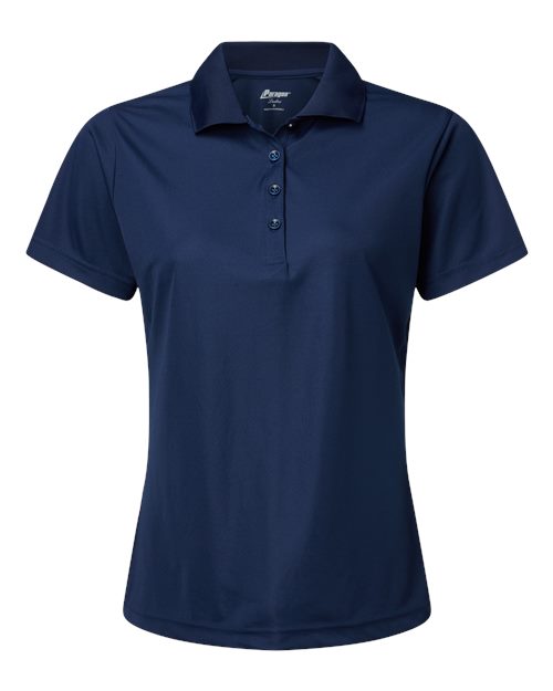 Paragon 504 Women's Sebring Performance Polo #color_Deep Navy