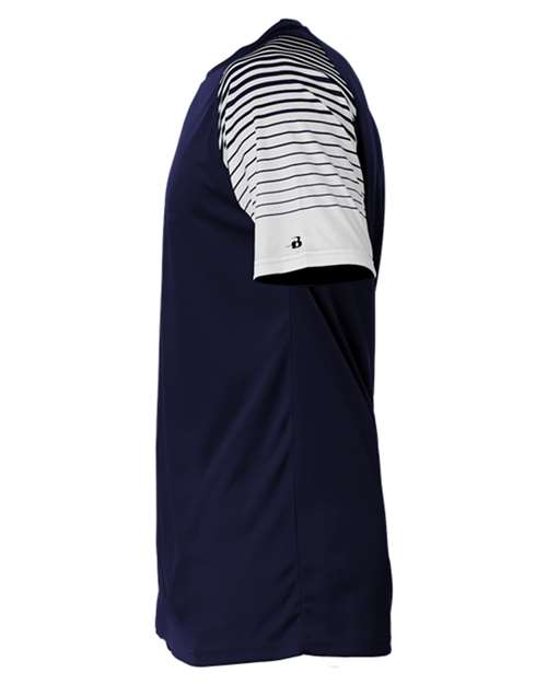 Badger 4210 Lineup T-Shirt #color_Navy