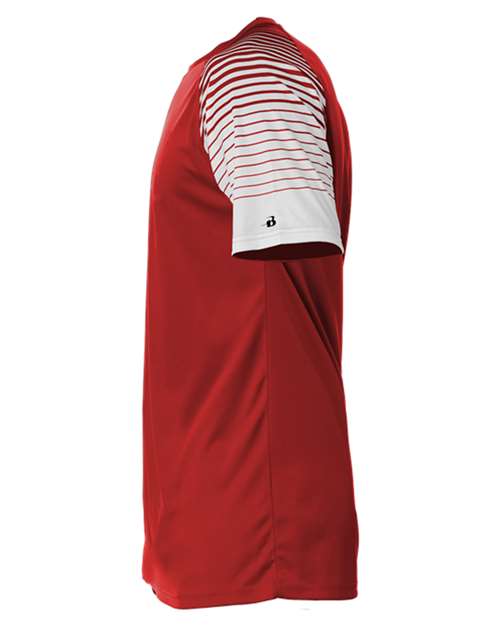 Badger 4210 Lineup T-Shirt #color_Red