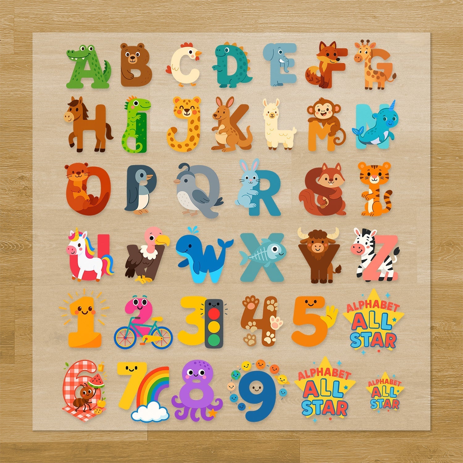 Alphabet & Numbers Pressables Pack