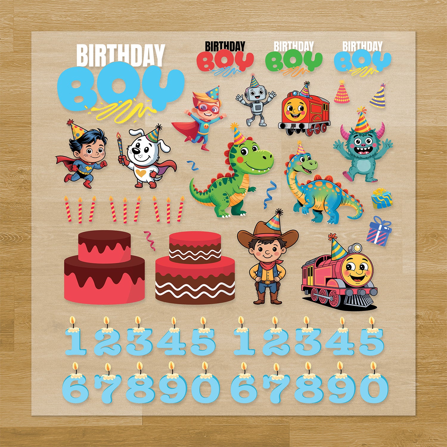 Birthday Boy Pressables Pack