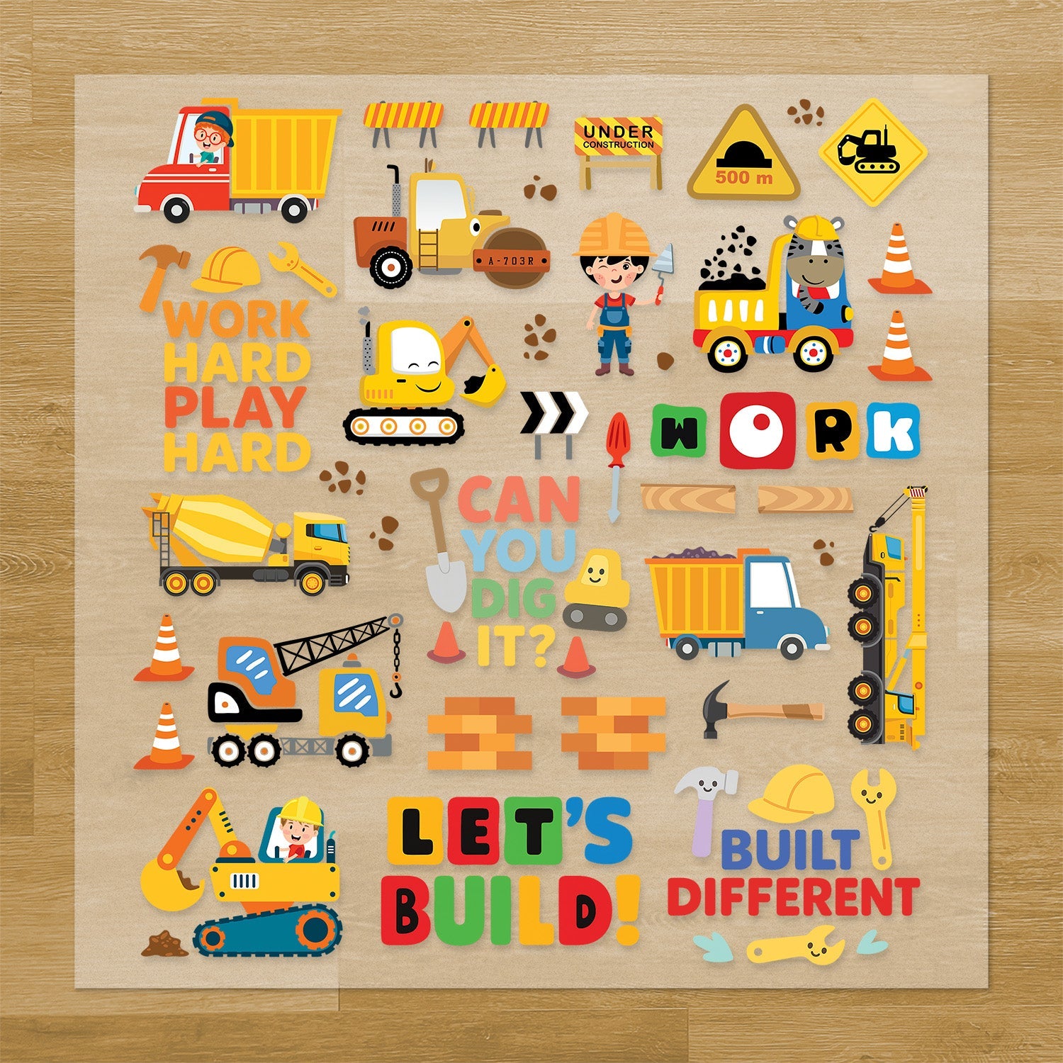 Construction Pressables Pack