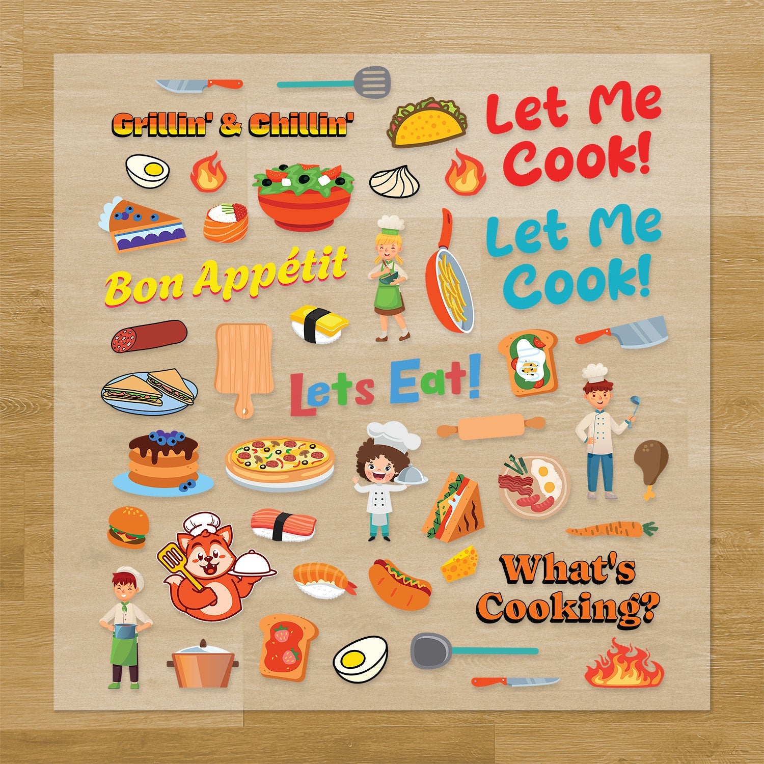 Cooking Pressables Pack