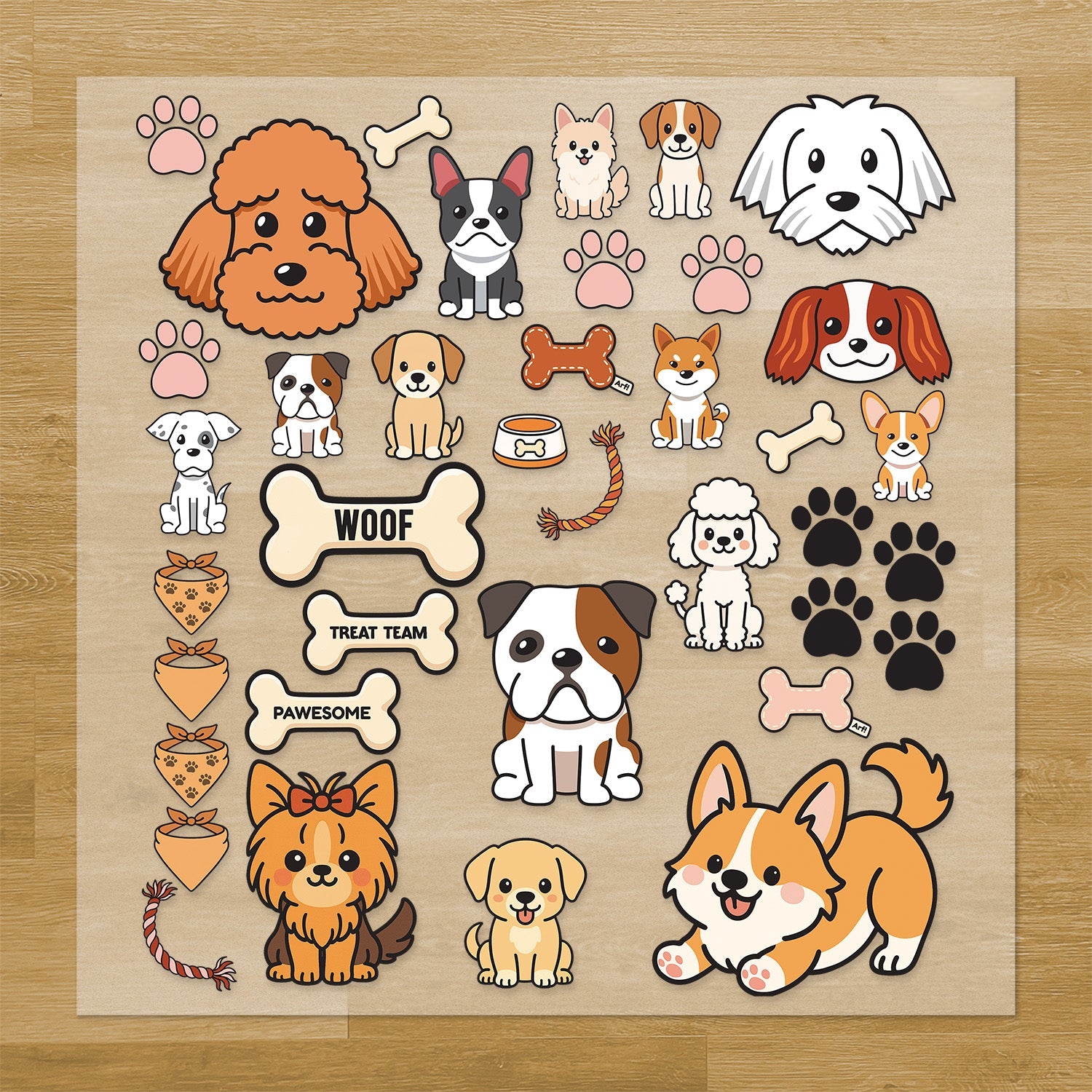 Dogs Pressables Pack