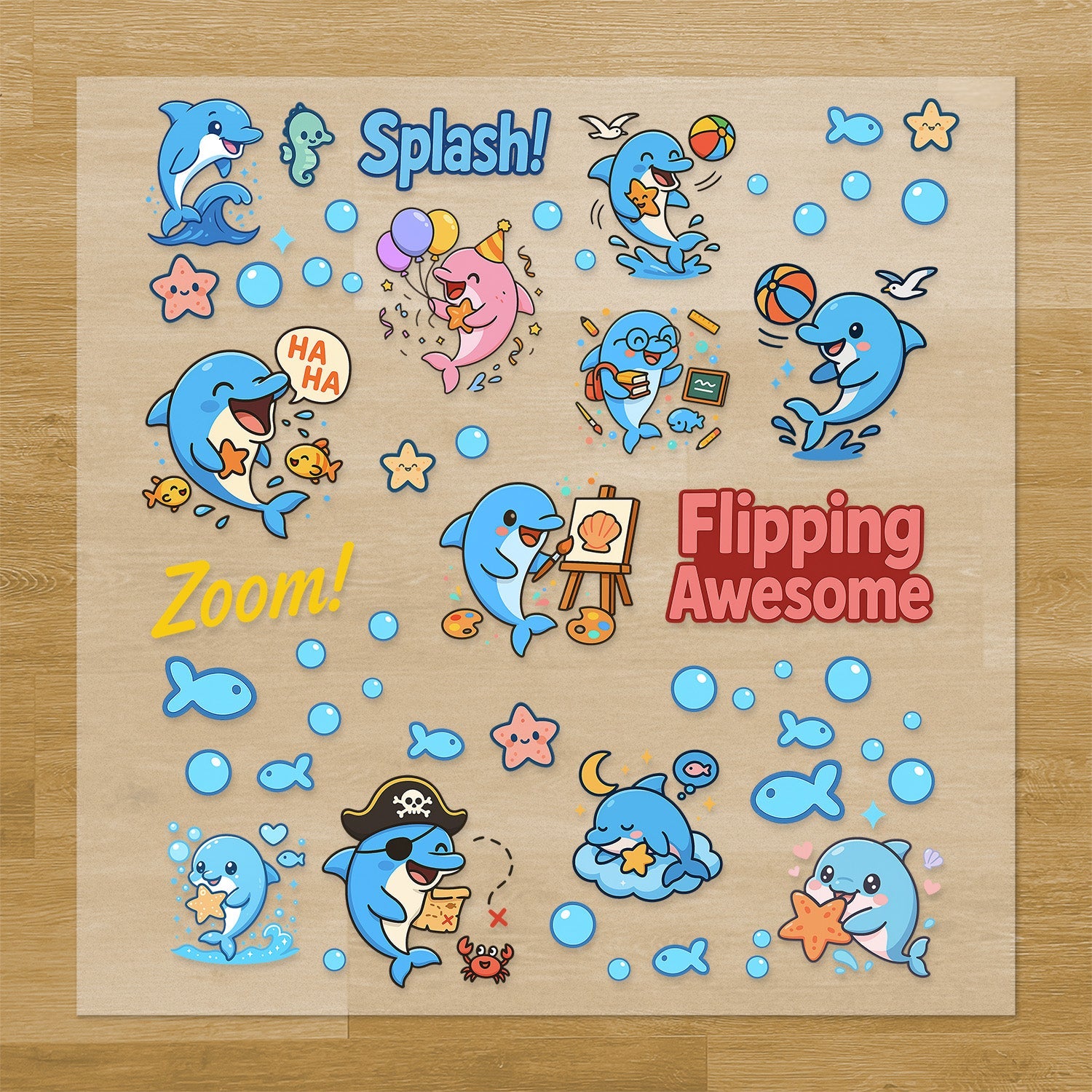 Dolphins Pressables Pack