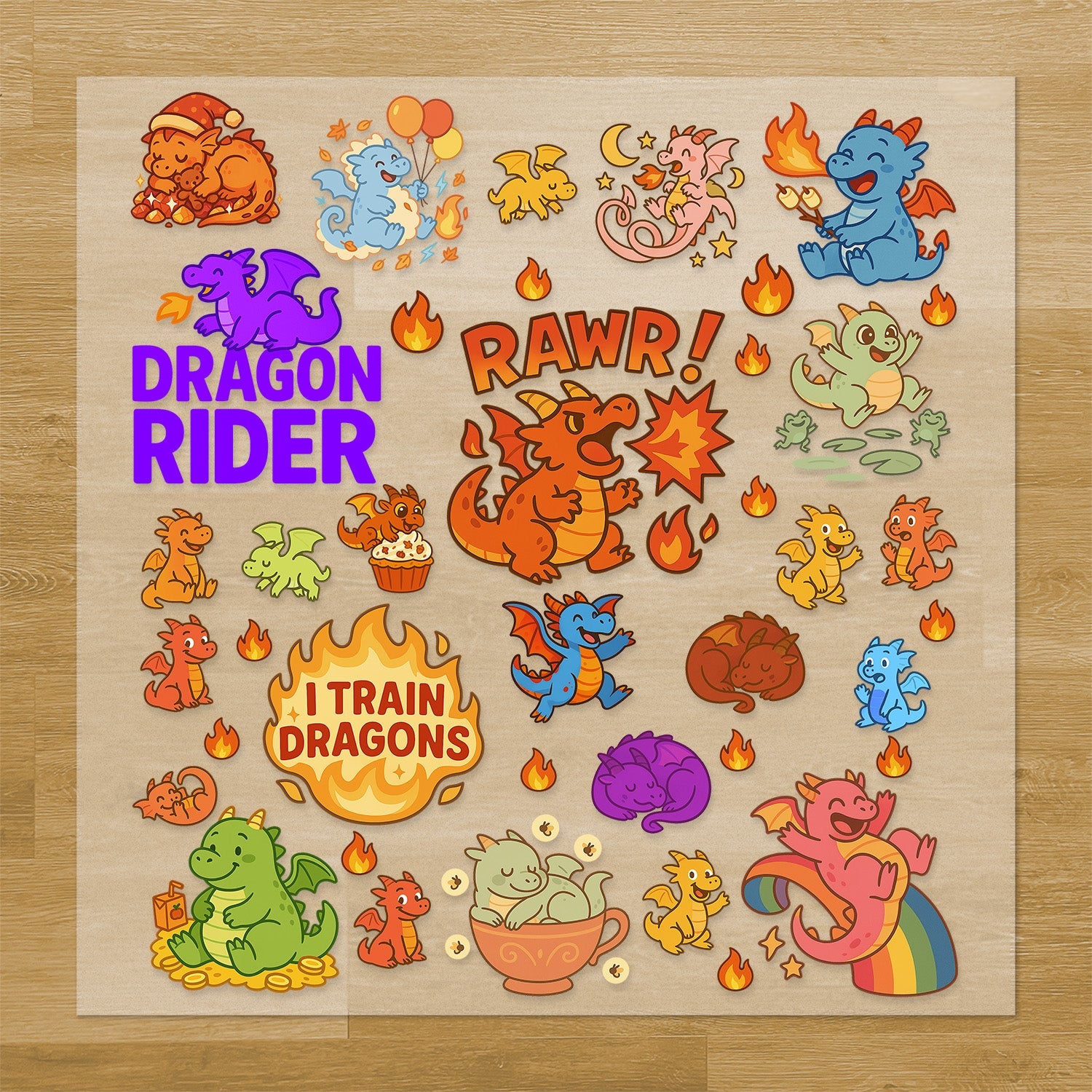 Dragons Pressables Pack