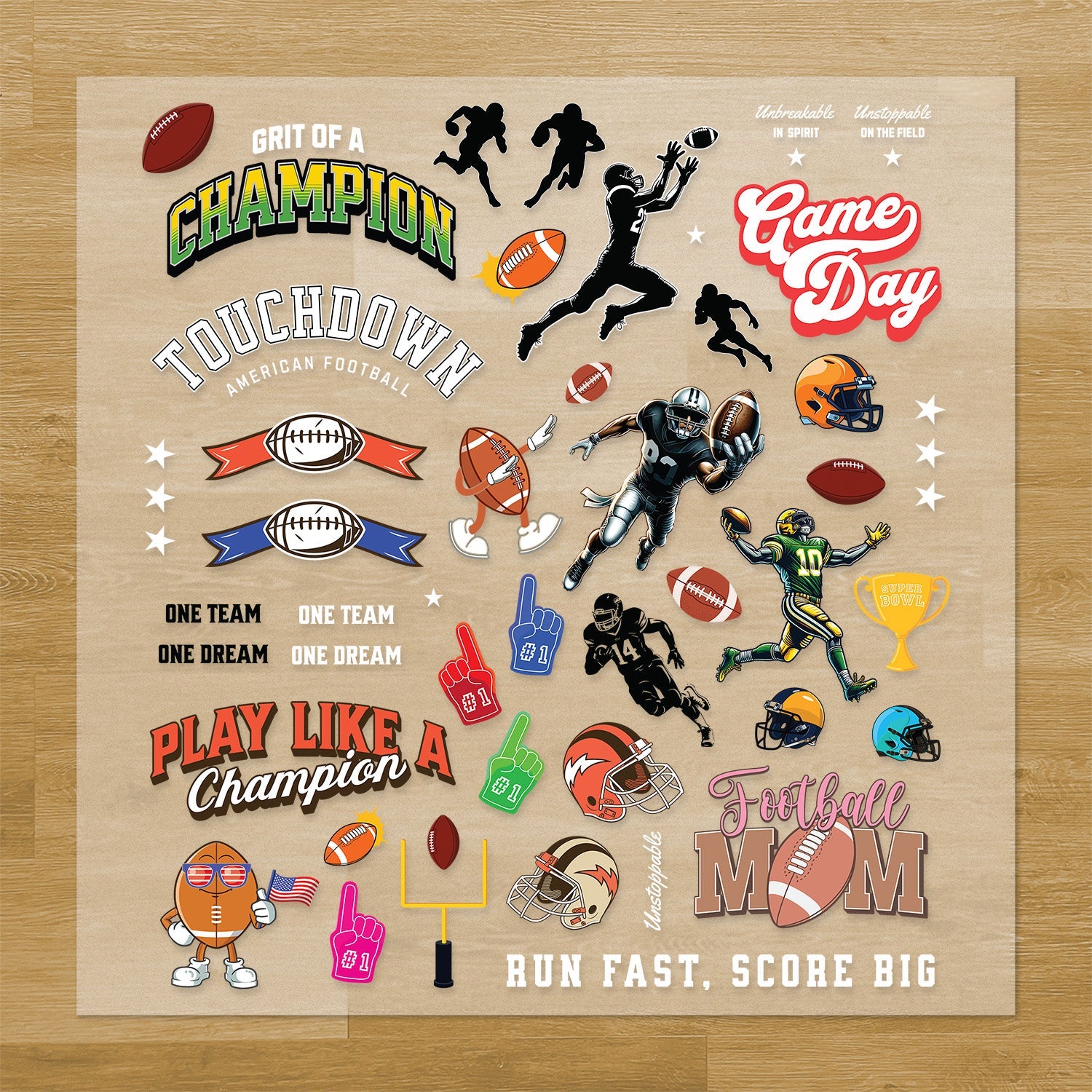 Football Pressables Pack