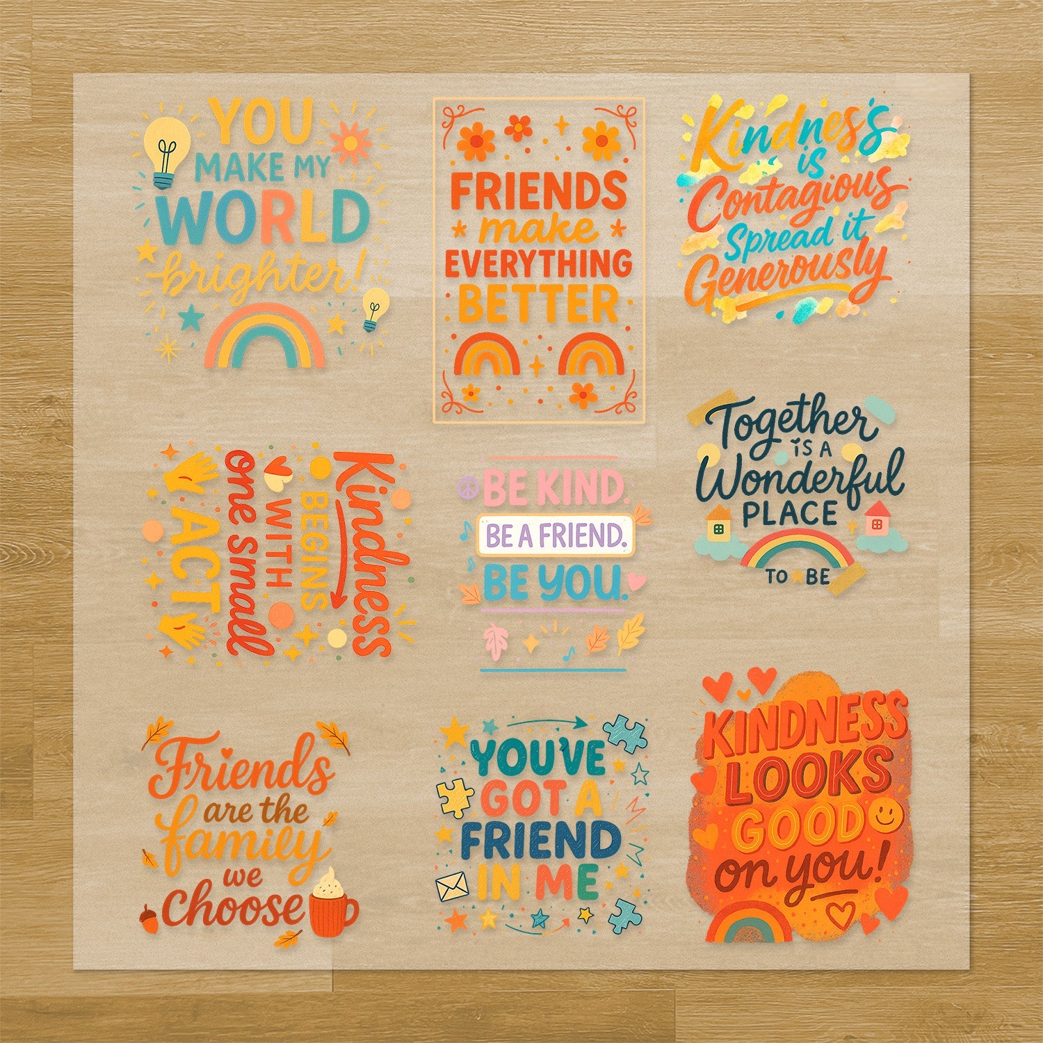 Friendship Quotes Pressables Pack