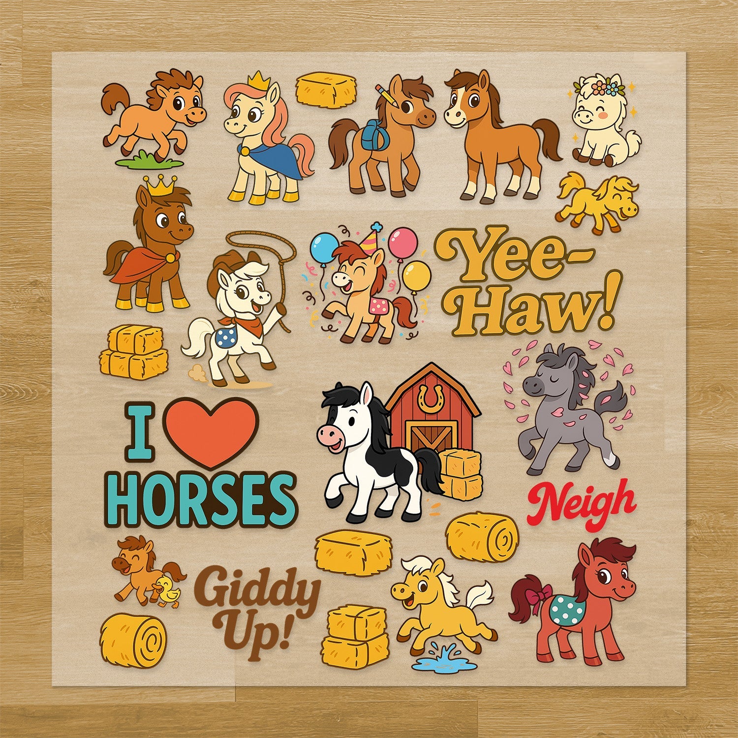 Horses Pressables Pack