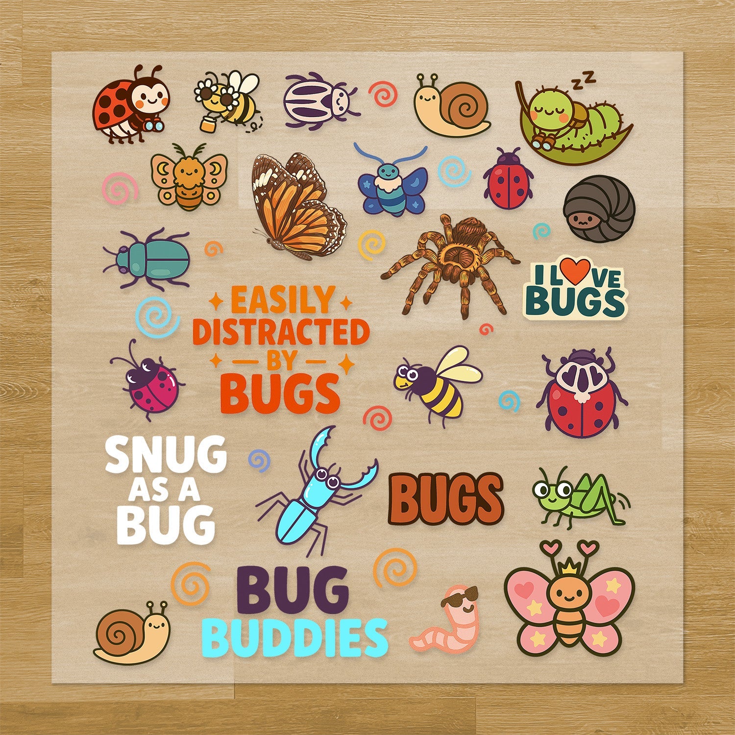 Insects & Butterflies Pressables Pack