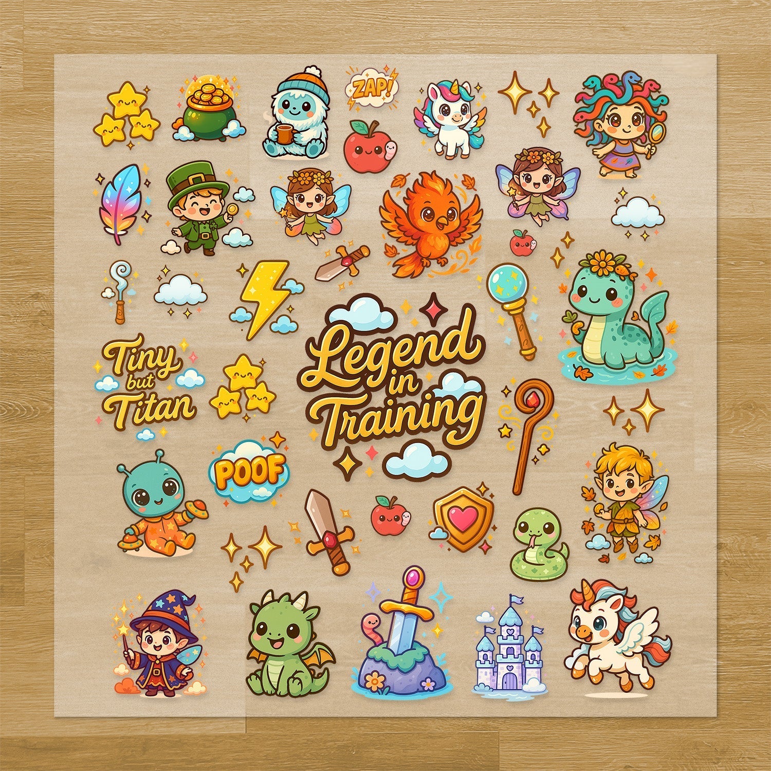 Mythical & Fantasy Creatures Pressables Pack