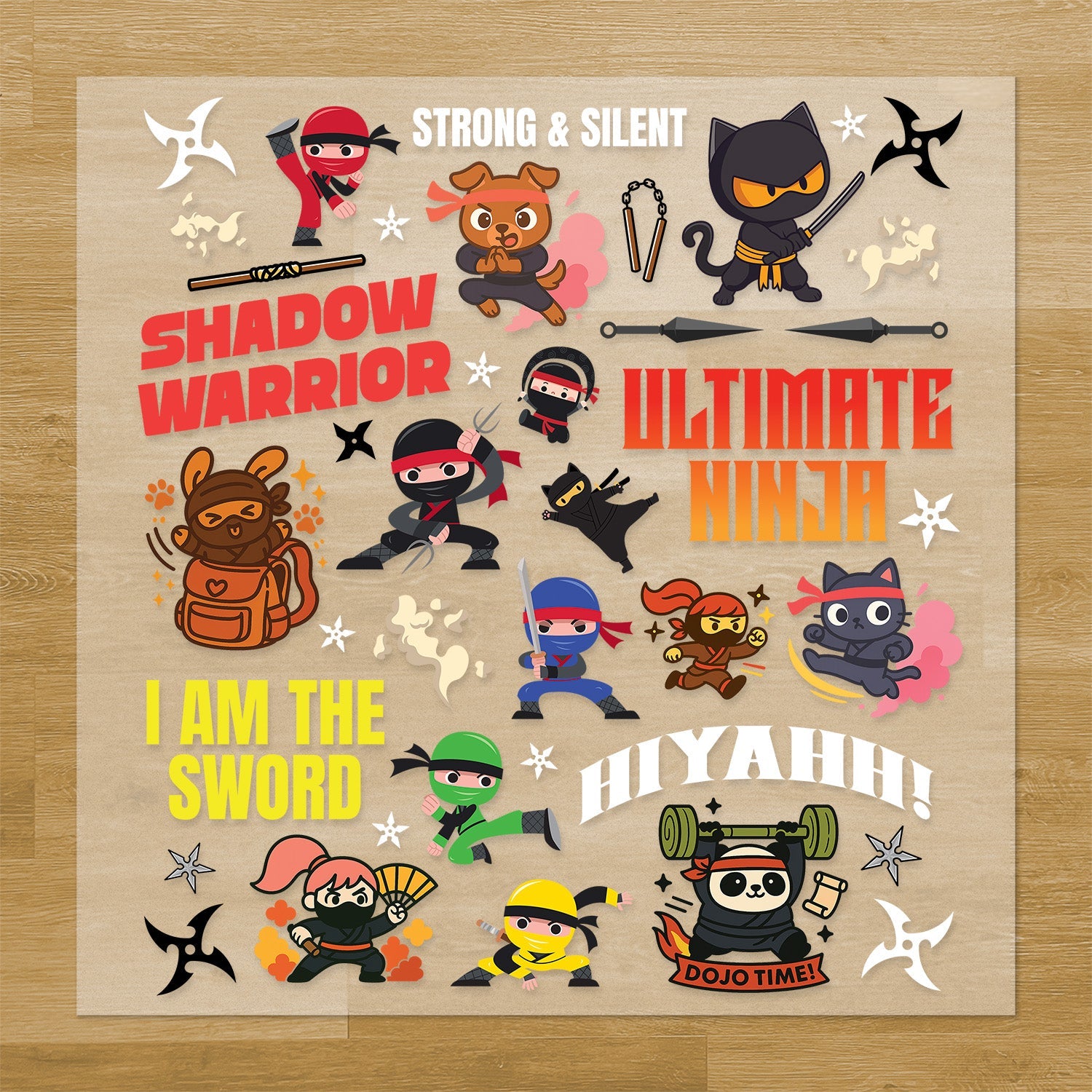 Ninjas Pressables Pack