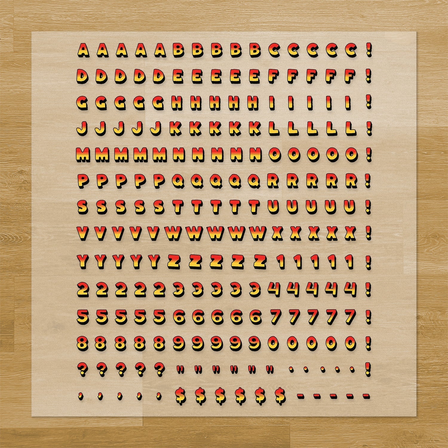 Dinosaurs Letters & Symbols Pressables Pack