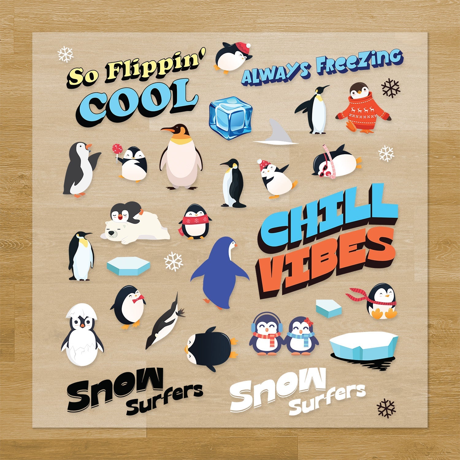 Penguins Pressables Pack