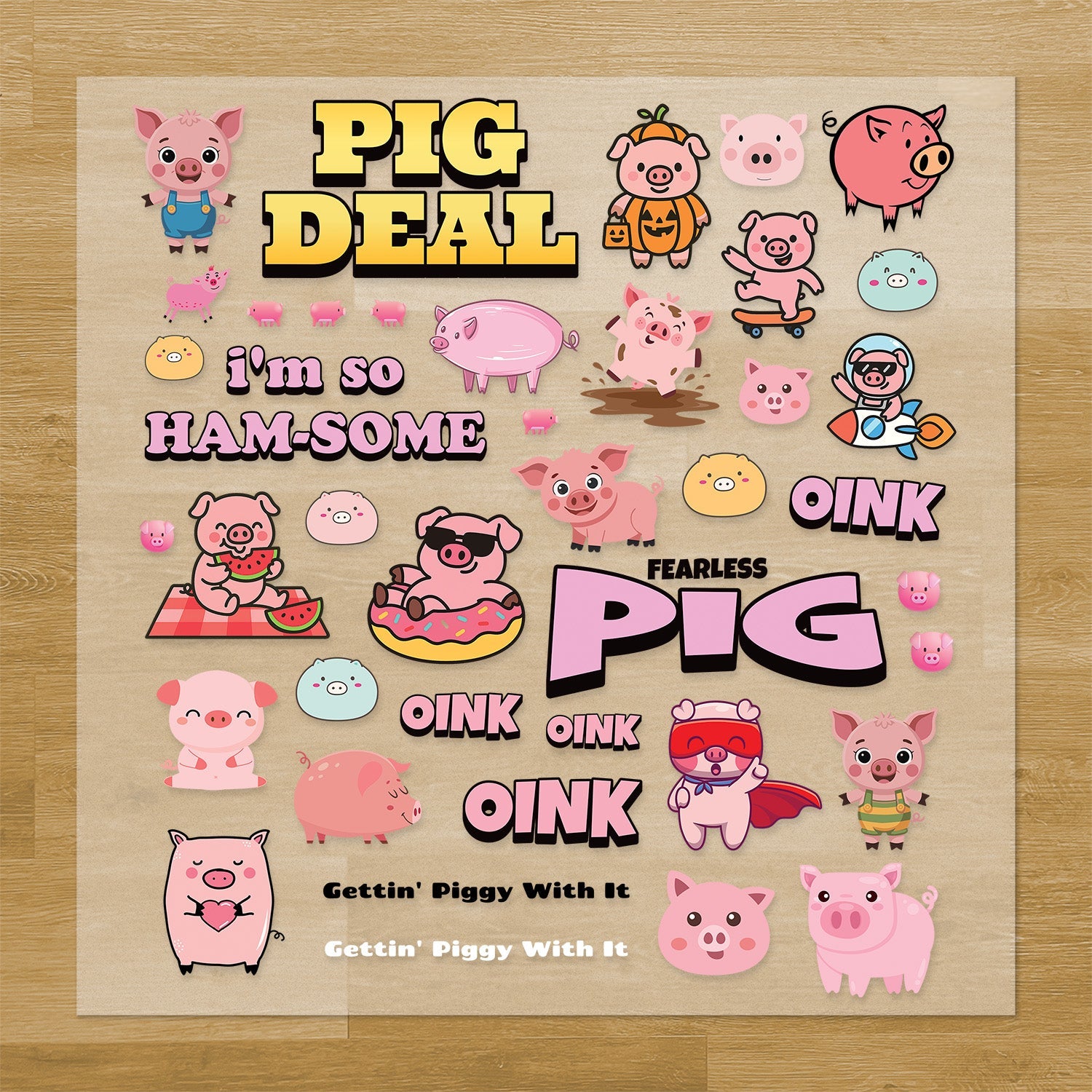 Pigs Pressables Pack