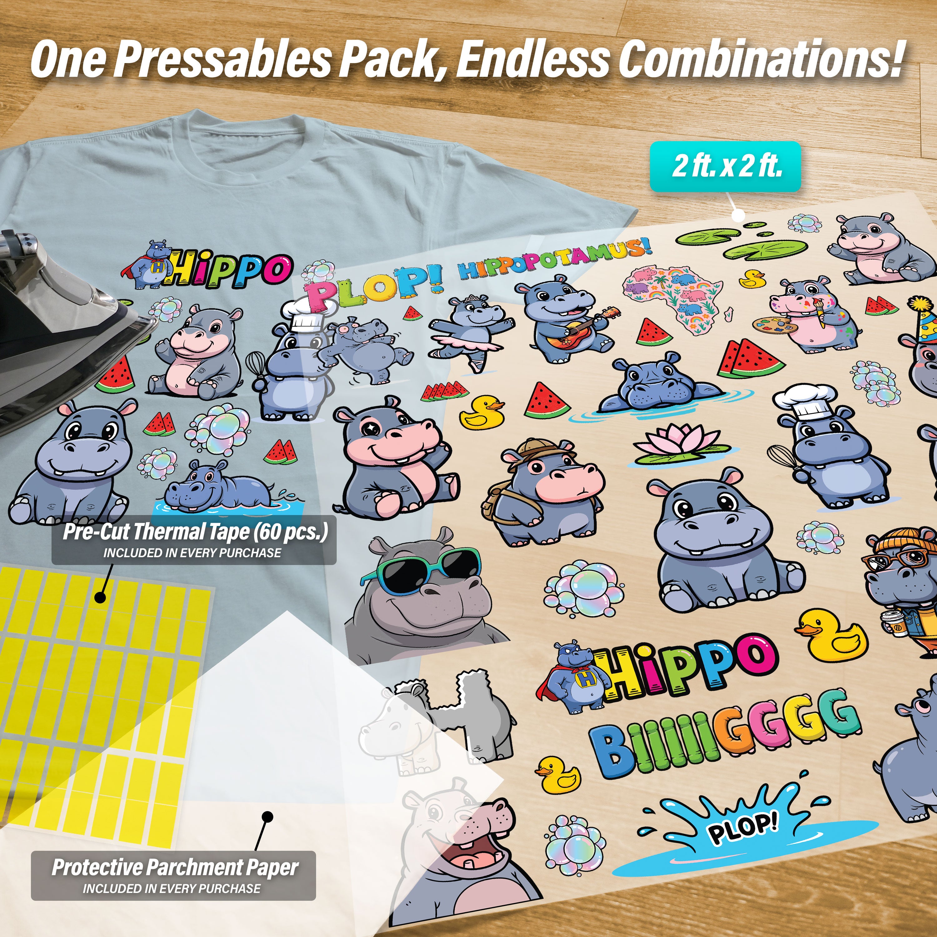 Hippos Pressables Pack