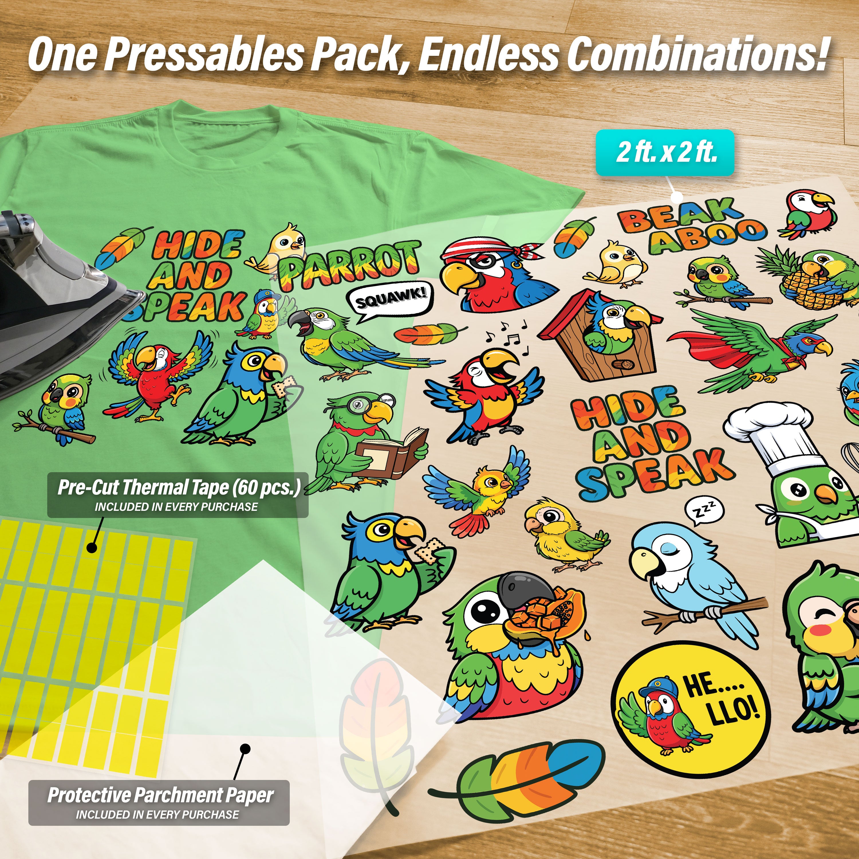 Parrots Pressables Pack