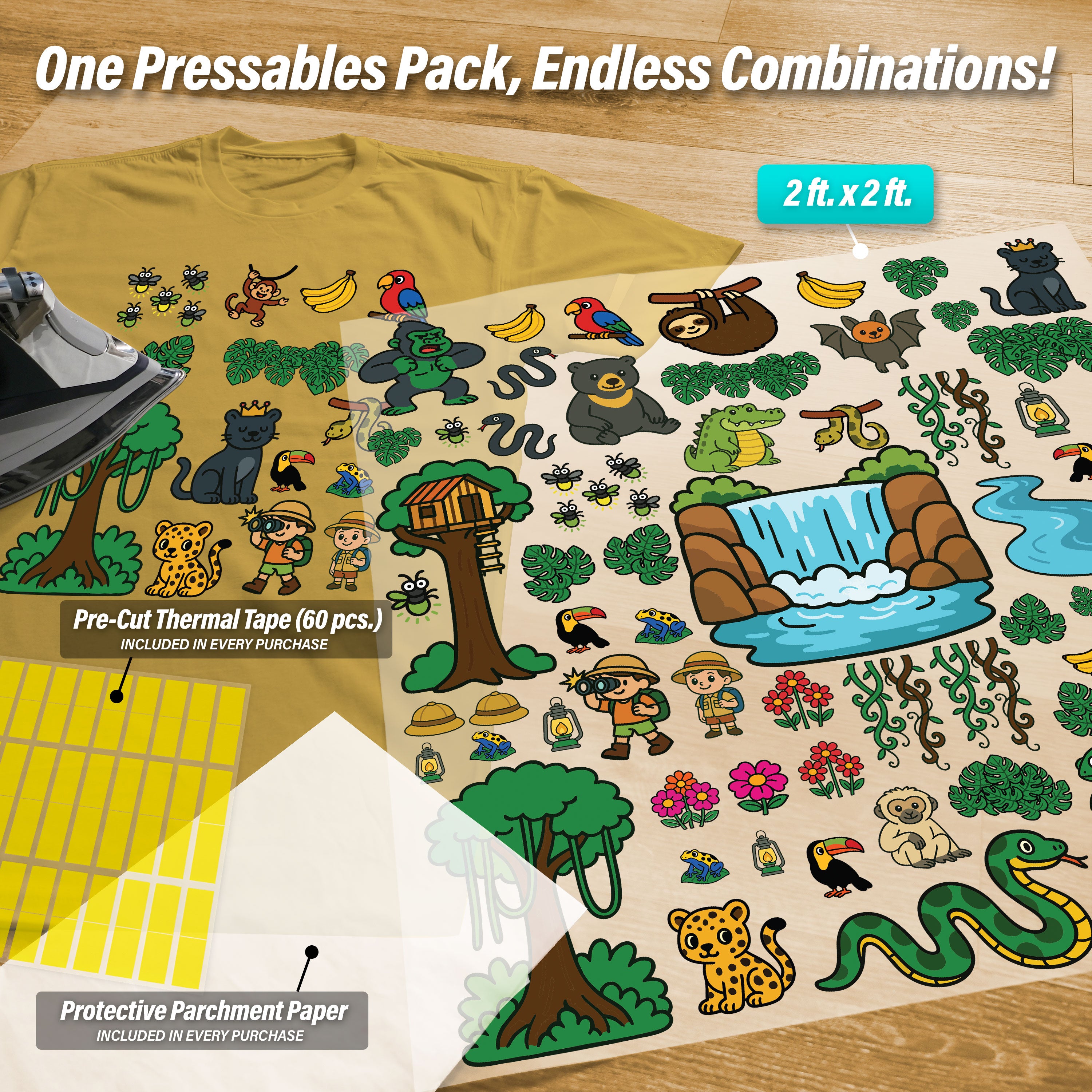 Build Your Own Rainforest Pressables Pack