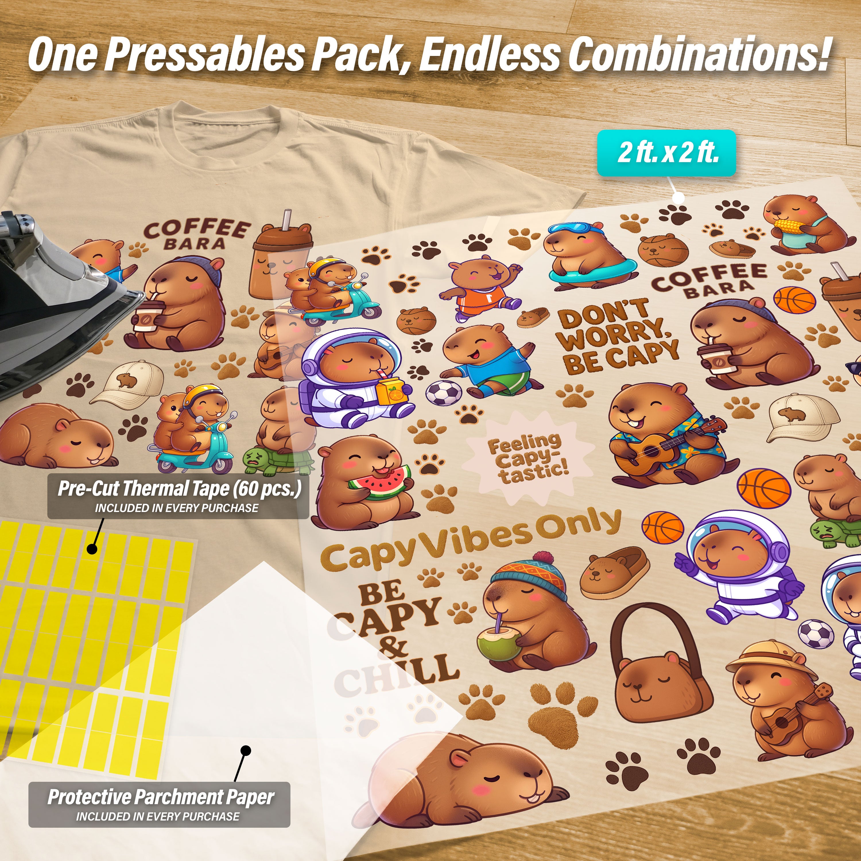 Capybaras Pressables Pack