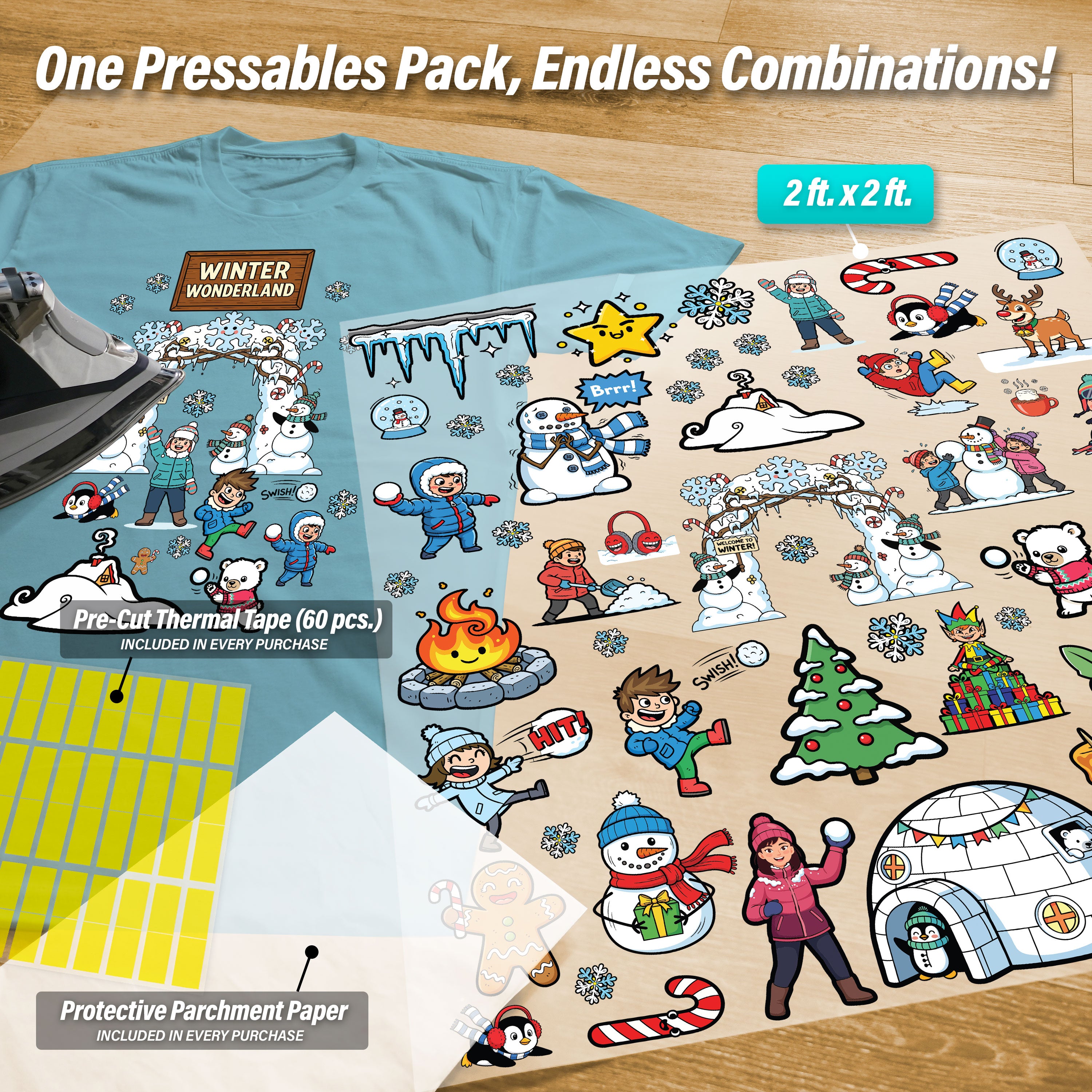 Build Your Own Winter Wonderland Pressables Pack