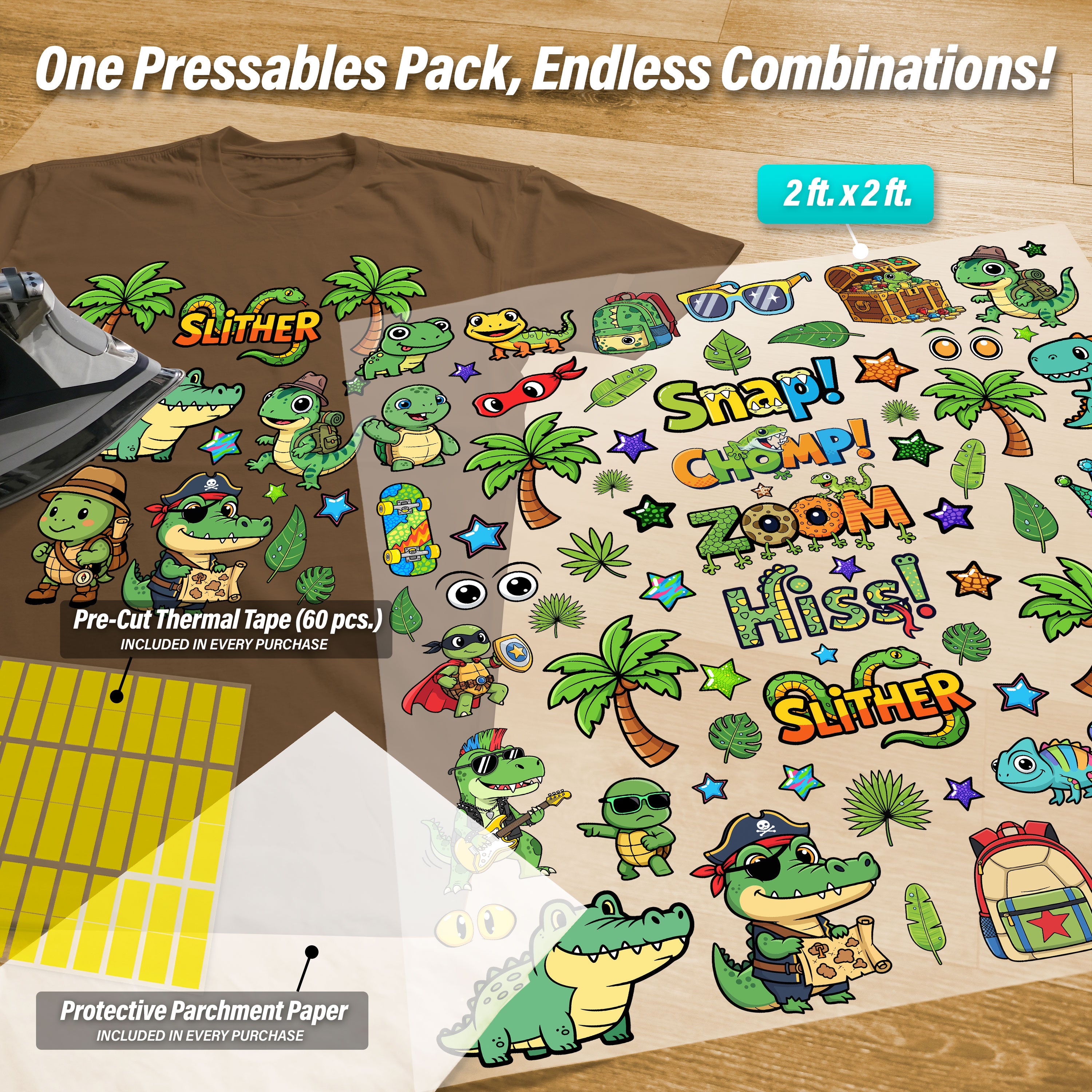 Reptiles Pressables Pack
